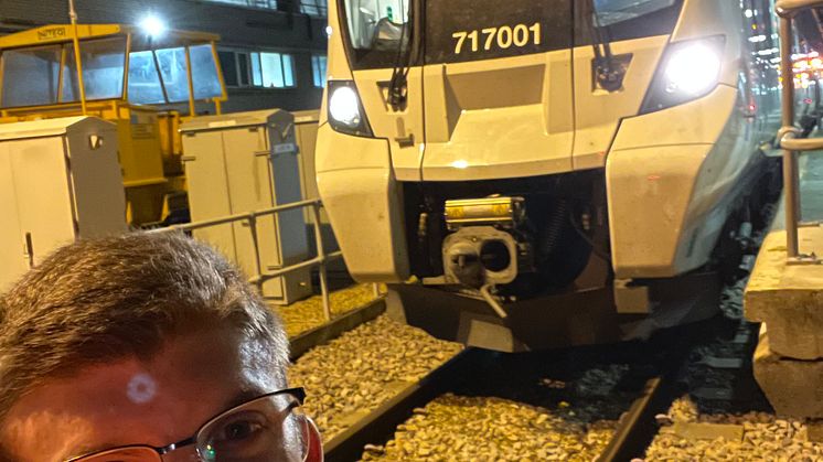Connor Philpott, ERTMS Fleet Project Engineer was involved in the test run