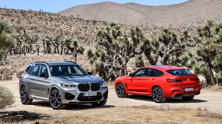 BMW X3 M Competition og BMW X4 M Competition
