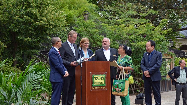 Feierliche Eröffnung Entdeckerhaus Arche im Zoo Leipzig