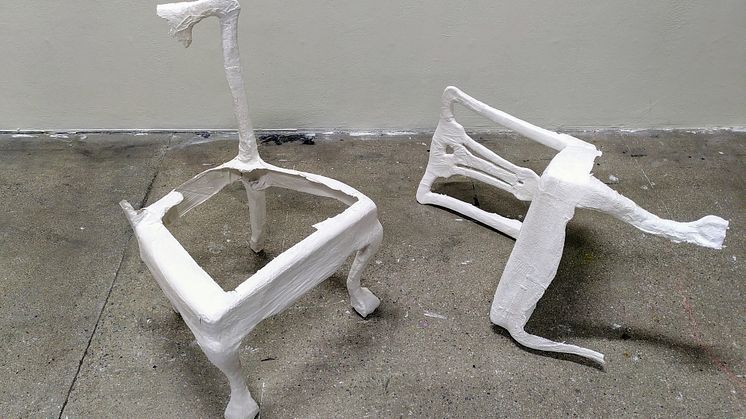Welcome to the opening of Re-Construction “Here ... Now”, MFA solo exhibition by Sahar Alkhateeb