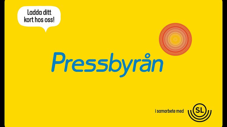 ​Pressbyrån lanserar unikt SL-accesskort med Pressbyrålogga