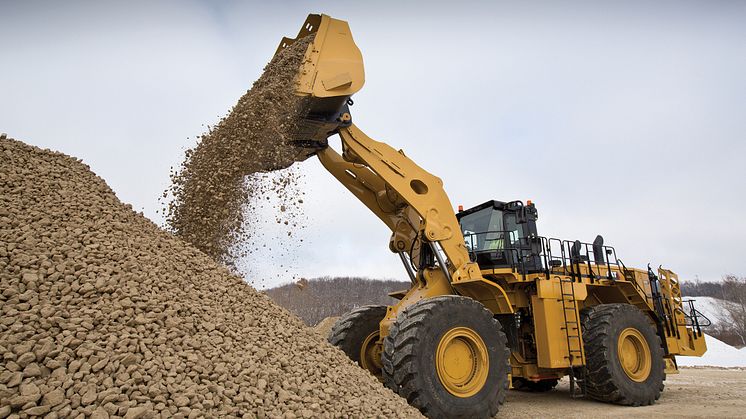 Nya hjullastaren Cat 992