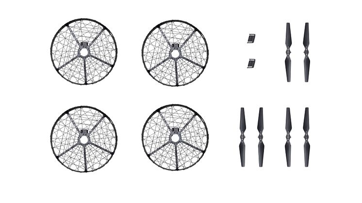 Mavic Pro Propeller Cage & Quick-Release Folding Propellers