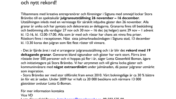 Rekordår på Stora Brännbo Konferens och Hotell