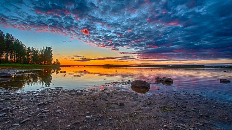 Svensyfjärden med tillrinningsområde föreslås bli nytt vattenskyddsområde. Foto: Magnus Johansson