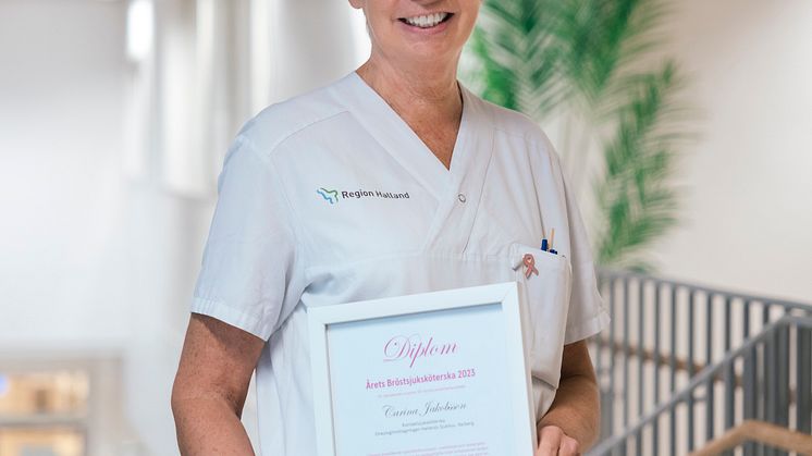Carina Jakobsson är Årets Bröstsjuksköterska 2023