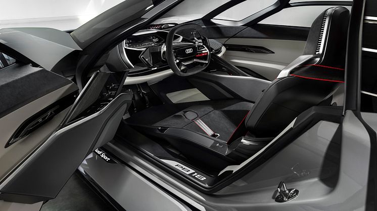 Audi PB18 e-tron (Circuit grey) cockpit til venstre