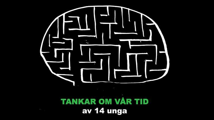 Omslagsbild, Tankar om vår tid. Illustratör Johan Unenge