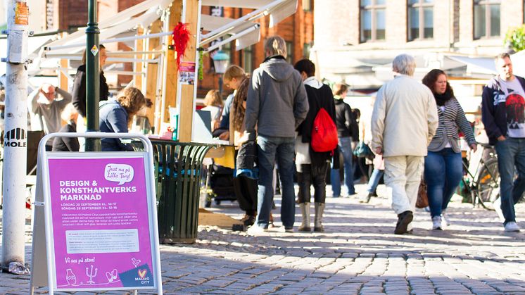 Marknad på Lilla Torg
