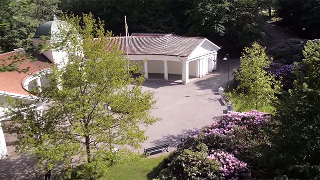 Nu renoverar vi pelarhuset i Ramlösa brunnspark