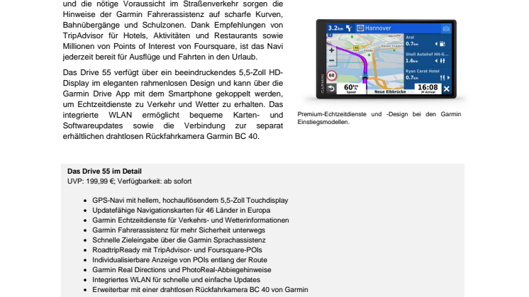 PM Garmin Drive 55