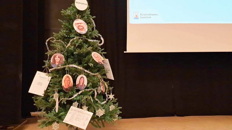 Skolförvaltningens organisationsträd i ny tappning.