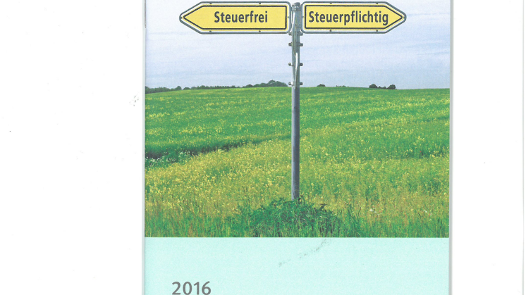 Neue Ausgabe:  "Steuerfrei und Steuerpflichtig 2016"