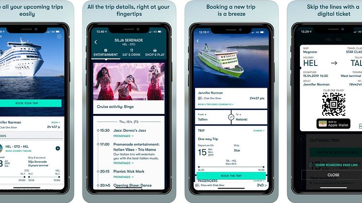 Tallink Silja mobile Anwendung
