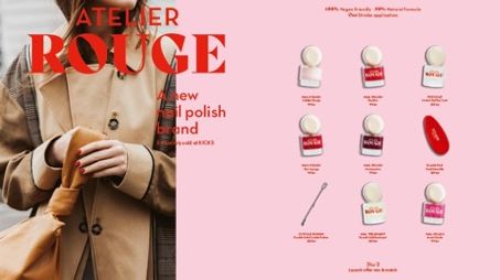 Fransk city chic eller skandinavisk romantikk, Atelier Rouge gjør dine negler til det ultimate tilbehør.