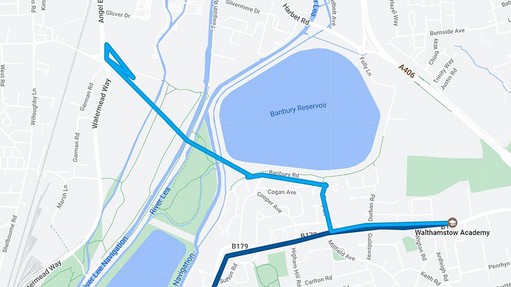 Reconstruction of Nathan's suspected route