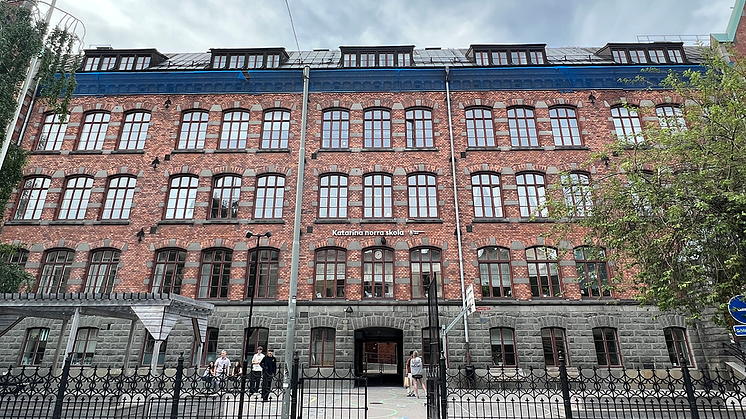Fasadgruppen får uppdrag att genomföra exteriörrenovering av Katarina Norra Skola i Stockholm