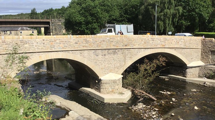 Summerseat bridge re-opens five years after Storm Eva