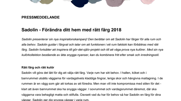 Förändra ditt hem med rätt färg 2018