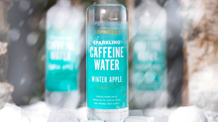 ​Nu är den här - årets limited winter edition av Löfbergs Caffeine Water