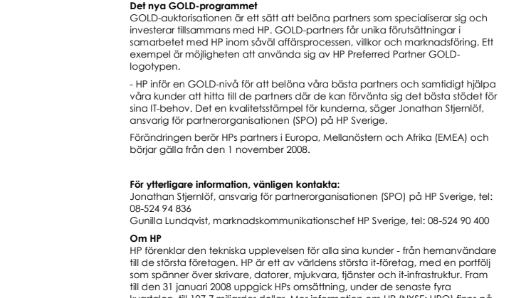 HP förstärker sitt partnerprogram 
