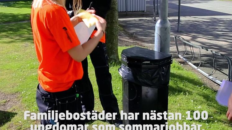 Sommarjobbare i Tynnered