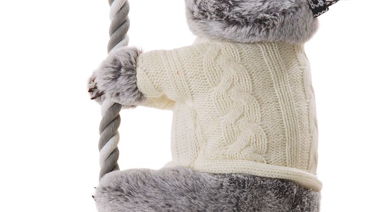Little&Bigger Holiday Parade Dog Toy Sloth with Rope