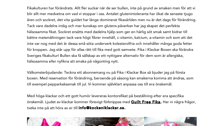 Fika i klackar Boxen är här! 