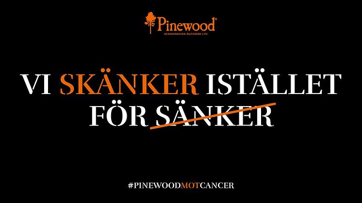 Pinewood skänker istället för sänker