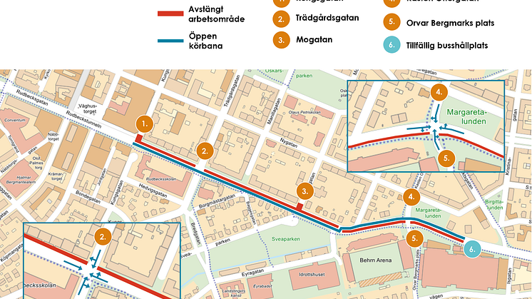 Nu inleds nästa steg längs Rudbecksgatan: ”Tack till alla som väljer en annan väg”