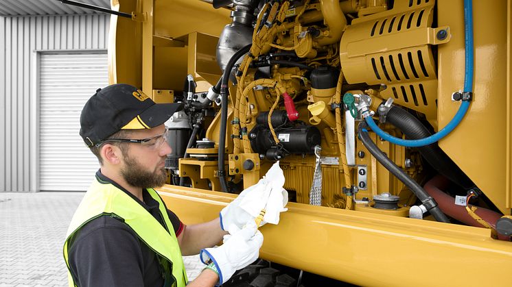 Cat M314 - service från marknivå