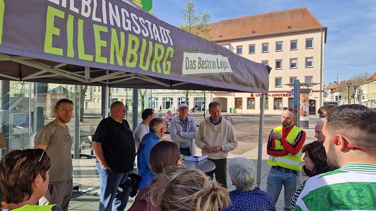 Eröffnung der Fahrradroute Sachsen-M