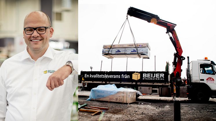 "Vi glädjer oss mycket över att få börja jobba med Veidekke som är en duktig spelare och har bra renommé på marknaden", säger Geir Thomas Fossum, vd Beijer Byggmaterial.