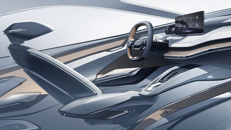 ŠKODA skitserer innovativt interiør med VISION iV