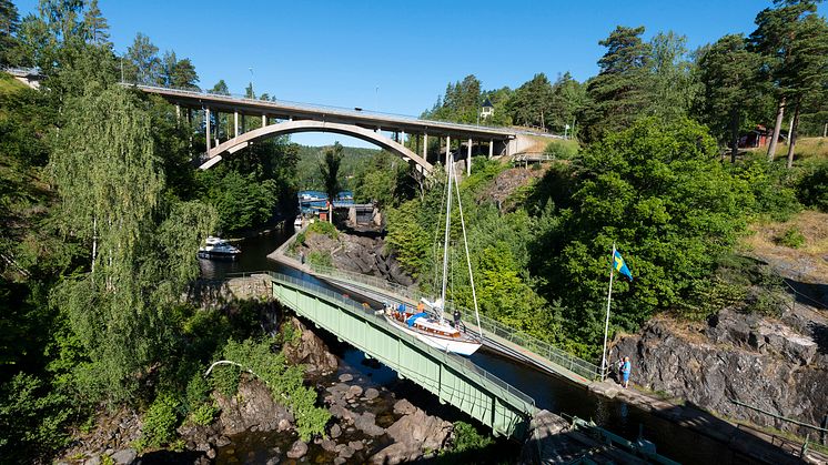 Dalslands kanal, Håverud. Foto Sven Olof Ahlberg
