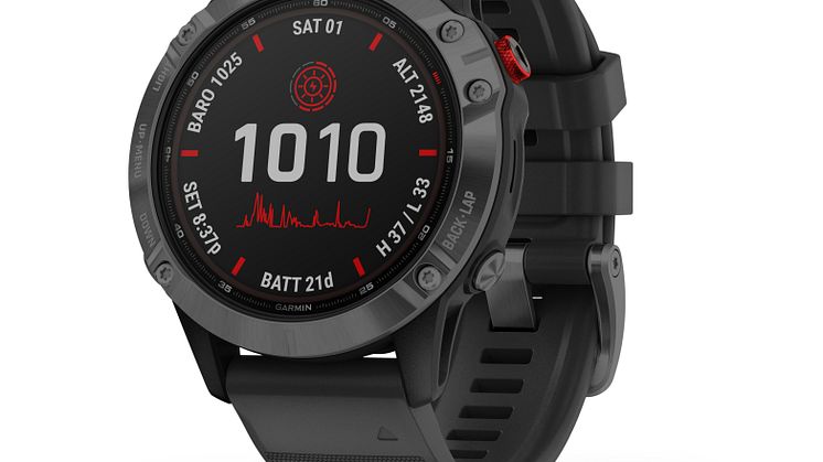 fenix 6 Pro Solar Schwarz / Schiefergrau 