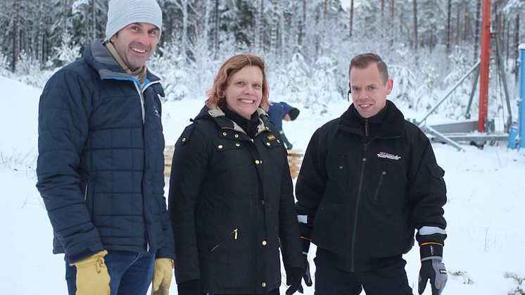 Representanter från Vaggeryds Näringslivsråd, Vaggeryds kommun och BK Åkeri
