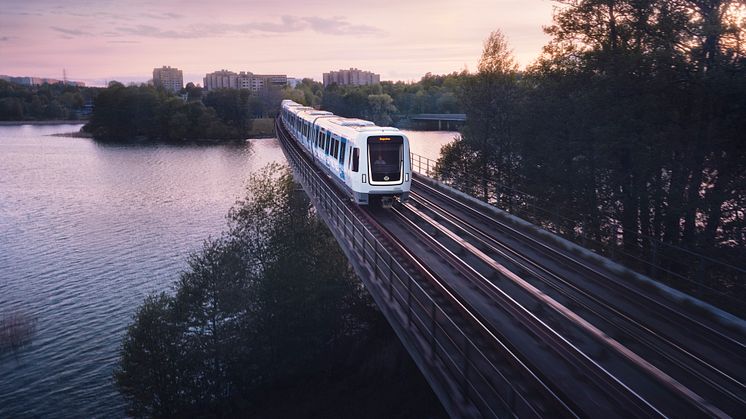 Allt fler C30-tåg kör i tunnelbanan. Just nu är 63 vagnar i trafik.