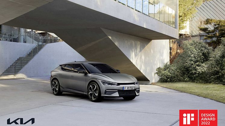 Kia EV6 spillede en central rolle i alle fire af Kias sejre ved iF Design Awards 2022