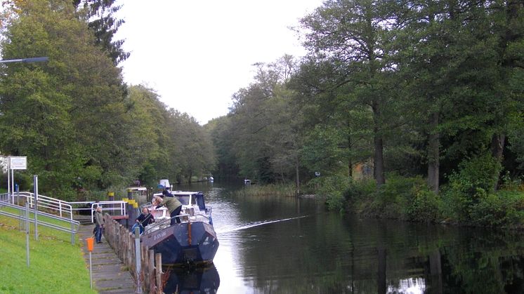 Bootsfahrt auf dem Finowkanal, Foto: Nadin Sauer
