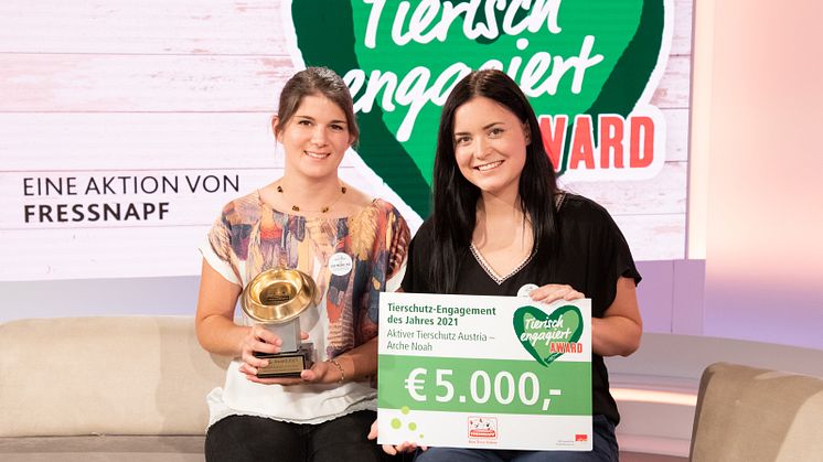 Fressnapf TEA 2021 Tierschutzengagement des Jahres Aktiver Tierschutz