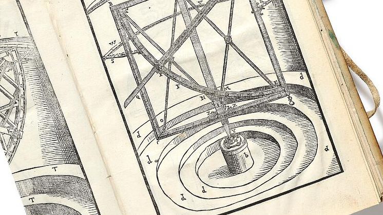 Tycho Brahes, Icones instrumentorum, 1596. Træsnit