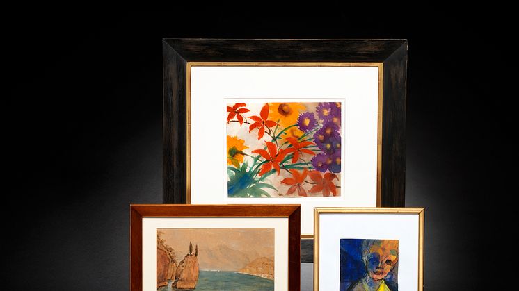 Auktionens tre værker af Emil Nolde