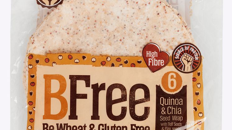 BFree wraps flerkorn med chia glutenfri melkefri