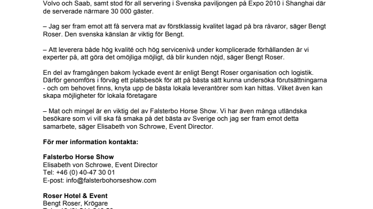 Ny krögare på Falsterbo Horse Show