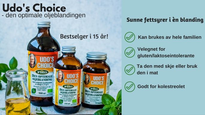 Sunne fettsyrer i en blanding
