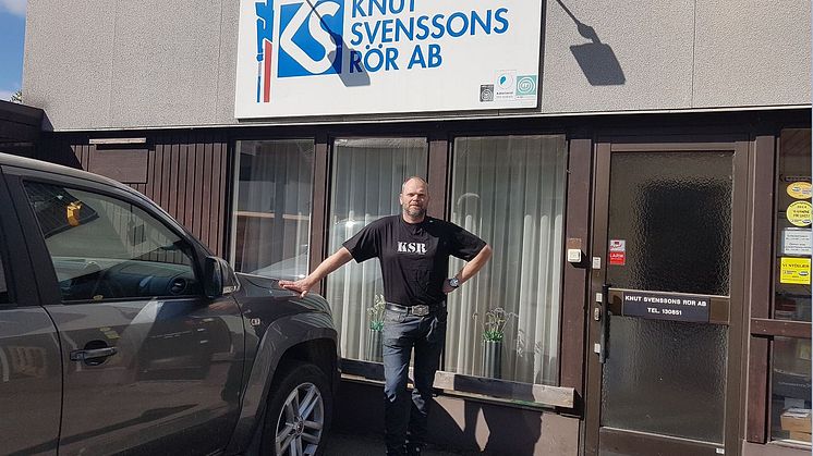Bjarne Svensson, fjärde generationens VD på Knut Svenssons Rör i Huskvarna