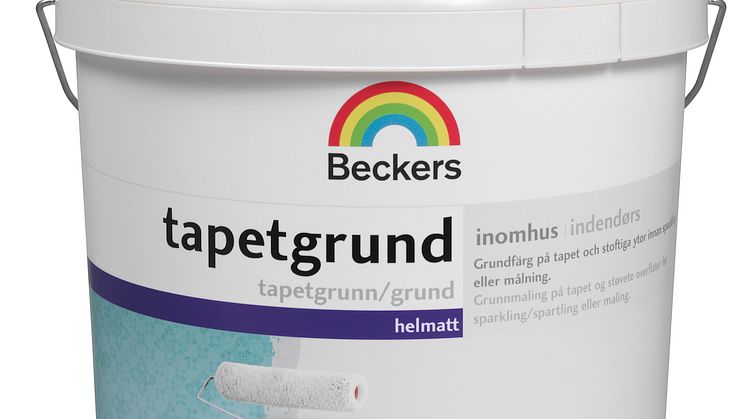 Beckers Tapetgrund – gör det enkelt att måla över tapeten