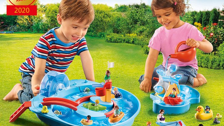 Mit dem ToyAward 2020 ausgezeichnet: Die neue Wasserspielwelt von PLAYMOBIL 1.2.3 AQUA