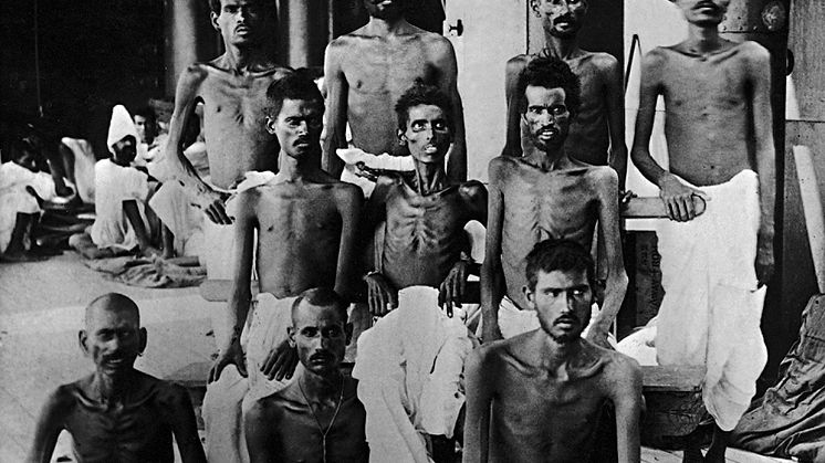 Militära misstag — Indian army soldiers after siege of Kut Al Amara on the Tigris River 1916